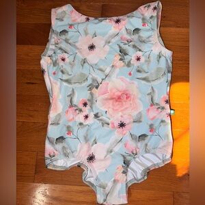Luckyleo Floral leotard Adult XL